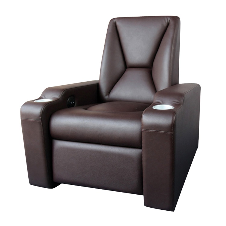 Классическое кожаное секционное складное кресло VIP домашний кинотеатр диван театральное кресло