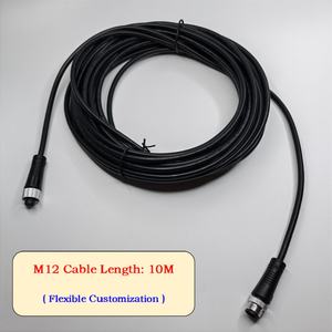Cable de Extensión de Aviación de 10 Metros con Conector M12 GX12 Impermeable, Macho y Hembra, de 4 Pines, para Electrodomésticos - Product Image 2