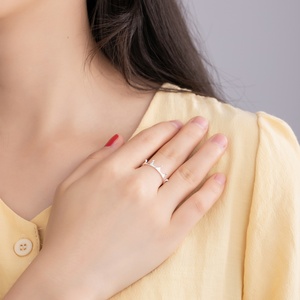 925 anillos de plata esterlina Simple princesa corona anillo de dedo para las mujeres de compromiso de boda de joyería de plata - Product Image 5