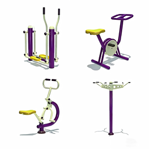 Équipements de fitness en plein air dans les parcs communautaires, les places publiques et les quartiers. Vente directe d'usine de sentiers de fitness en plein air. - Product Image 1