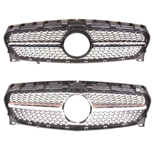 Parrilla Delantera para Mercedes-Benz Clase B W246 W245, Negra Plateada con Diseño de Cielo Estrellado, de Plástico ABS, Compatible con Parachoques - Product Image 1