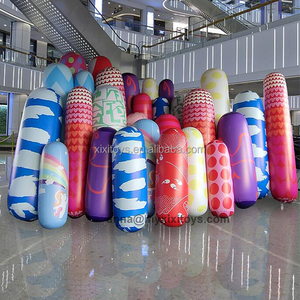 Tùy chỉnh <span class=keywords><strong>PVC</strong></span> <span class=keywords><strong>Inflatable</strong></span> trụ cột cho trung tâm mua sắm trang trí kín roly-poly cột đồ chơi cho Câu lạc bộ quảng cáo inflatables - Product Image 2