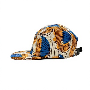 Vietnam Manufacturer Custom 5 Panel Camper <b>Flat</b> Brim Snapback <b>Hat</b> for Camping Outdoor Activities High Quality Headwear for Adult - Product Image 2