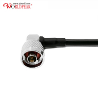 Fabricant Lmr240 Assemblage de câble de raccordement de câble coaxial avec sertissage N mâle à angle droit vers connecteurs MINI Pl259 mâles TNC/BNC/SMA