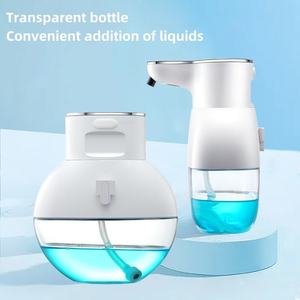 Distributeur automatique de savon à capteur 450 ml, mains libres, en plastique, alimenté par USB, pour cuisine et salle de bain - Product Image 5