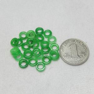 Natural tipo A Birmania Jade sin tratar pequeños dijes y colgante de Pixiu, fabulosa bestia salvaje, suministros de joyería DIY de Jade birmano - Product Image 2