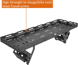 Panier de toit en aluminium de haute qualité pour pneu de secours, modèle 6021, pour Wrangler JK JL TJ YJ, Ford <span class=keywords><strong>Mustang</strong></span>, Caravans, Reynol - Product Image 4