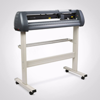 Prensa de calor digital 5 en 1 y máquina cortadora de vinilo de 34 \ "con software Artcut Transferencia eléctrica semiautomática