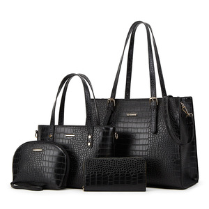 Nouveau Sac à Bandoulière Mère-Enfant 2026, Ensemble 4 Pièces, Sangle Unique, Printemps, Fermeture Éclair en PU, Tendance Transfrontalière et Mode - Product Image 2