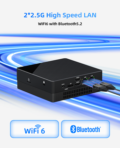 Mini Computadora de Escritorio AMD <span class=keywords><strong>Ryzen</strong></span> R7-5800H, Doble HDMI+DP, Pantalla Triple, 2*2.5G LAN, Barebone, Oficina, Hogar, 12V, Mini PC Portátil - Product Image 5