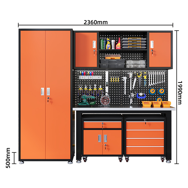 comptoir orange-inox-3