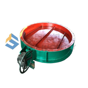 Válvula de Mariposa de Ventilación de Gran Diámetro, Resistente a Altas Temperaturas, para Conductos de Gases de Combustión, Válvula de Rejilla Multi-Eje, Válvula Rectangular - Product Image 4
