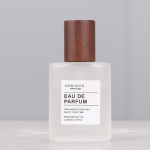 30ml 50ml contenitore smerigliato per il viaggio profumo <span class=keywords><strong>Spray</strong></span> d'argento con tappo in legno di faggio vuoto bianco opaco bottiglia di alluminio <span class=keywords><strong>Spray</strong></span> - Product Image 6
