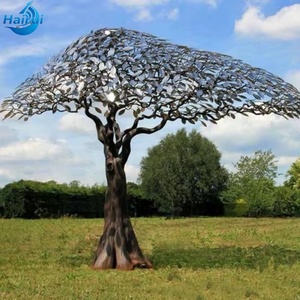 Escultura de Metal Moderna para Decoración de Jardín o Plaza, de Acero Inoxidable, Tamaño Grande, Diseño Artístico - Product Image 6