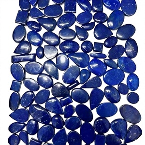 FAIJAN GEMS Third Party Certified High Polished <b>Lapis</b> <b>Lazuli</b> Natural Stone Multi Shape Cabochons Beads Gemstone DIY Jewelry - Product Image 1
