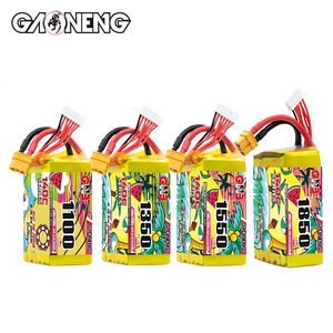 GNB 드론 리포 배터리 2S 3S 4S 6S 1100/1350/1550/1850mAh 140C/280C FPV 드론 쿼드콥터 헬리콥터 비행기 XT60 플러그 - Product Image 1