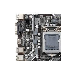 Placa Base H61 Compatible con CPU Core I3 I5 I7 LGA 1155 DDR3, Placa Madre H61 más Vendida para Escritorio