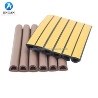 Bande d'étanchéité en mousse EPDM autocollante de type D, insonorisante, pour fenêtres et portes, pour une meilleure isolation et une meilleure protection contre les intempéries