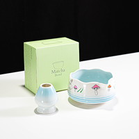 Ensemble de bols à matcha en céramique uniques, personnalisés, meilleur prix, fouet à matcha en bambou, ensemble de matcha