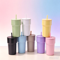 Mug à café en acier inoxydable à double paroi avec logo personnalisé, gobelet de voyage pour enfants, tasse à thé, écologique, sans BPA