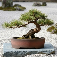 Pot Bonsai Yixing Buatan Klasik Tradisional Rustic Minimalis Oval Kecil dari Tanah Liat Ungu Galvanis untuk Tanaman Sukulen di Rumah.