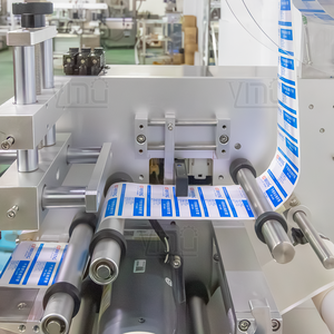 Yimu Ym120 Máy Tính Để Bàn Khí Nén Nhãn Applicator Tabletop Nhỏ Bán Tự Động Phẳng Nhãn Dán Nhãn Máy Cho Phẳng Chai - Product Image 4