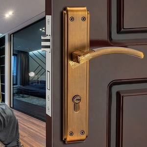 इतालवी डिजाइन दरवाजा ताला संभाल घर ऑफसेट हार्डवेयर मानक प्रकार दरवाज़े के हैंडल बहु पैक - Product Image 6