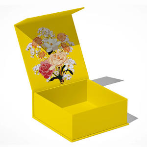 Elegante Scatola Regalo Magnetica in <span class=keywords><strong>Cartone</strong></span> Riciclato <span class=keywords><strong>Giallo</strong></span> con Logo Stampato a Caldo, Basso MOQ, Personalizzabile con il Tuo Design - Product Image 6