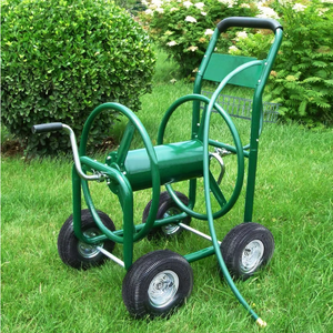 <span class=keywords><strong>Chariot</strong></span> à main mobile de <span class=keywords><strong>tuyau</strong></span> d'<span class=keywords><strong>arrosage</strong></span> de transport de stockage de roue d'outil d'irrigation de jardin en métal - Product Image 6