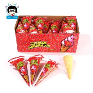 Оптовая продажа OEM заказ мороженое Зефир со вкусом сладкого сливок индивидуальная упаковка Зефир для детей