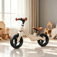 Vélo d'équilibre durable pour enfants, sans pédales, avec siège souple, jouet sportif pour enfants, cadeau