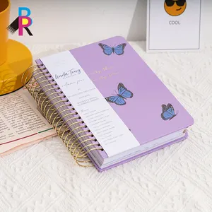 Fabrik individueller Tagebuchdruck individuelles Notizbuch Spirale Planer und Zeitschriften