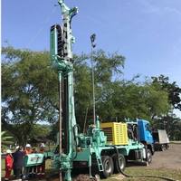 APCOM Foreuses de Puits d'Eau Montées sur Camion 1000m Petites Foreuses Pneumatiques d'Occasion pour Sondage sur Camion