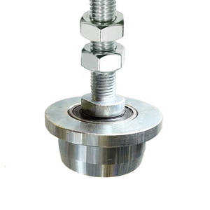 Ruota per Montacarichi da 3 e 4 Pollici, Puleggia per Binario a T con Fondo Arrotondato - Product Image 1