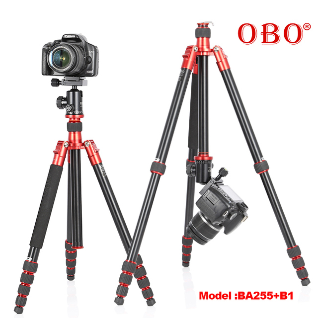 OBO Professional Dslr Camera Aluminum Tripod  Adjustable Mount Tripod Adapter Stand BA255