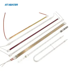 230v Electric Far Infrared Halogen Heating Element 800mm 1000w Quartz Heater Tube