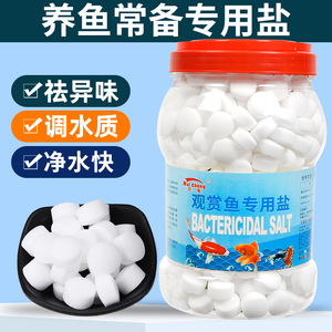 Tablettes de sel minéral pour poissons 1kg pour la purification de l'eau des poissons d'aquarium - Product Image 3