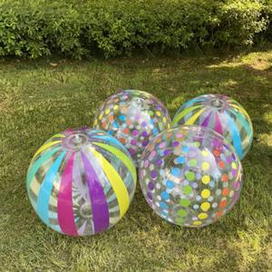 Pelota de Playa Inflable de PVC Suntech con Rayas y Puntos, 40cm, Alivia la Presión, Personalizada, Superventas Transfronteriza - Product Image 2