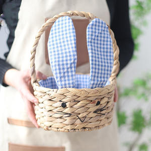 Commercio all'ingrosso giacinto d'acqua pasqua Bunny cesto da Vietnam tipo in piedi cesto di stoccaggio per articoli vari e <span class=keywords><strong>lavanderia</strong></span> <span class=keywords><strong>arredamento</strong></span> per la <span class=keywords><strong>casa</strong></span> - Product Image 2