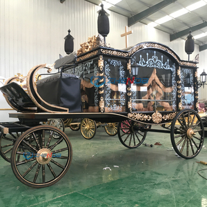 Luxury Funeral Limousine Classic Hearse Popular Nigerian Style Electric Hearse Funeral Hearse Trailer for Sale - Product Image 4