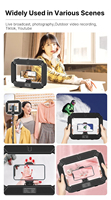 Ulanzi U200 – Anneau lumineux LED portable pour vidéo, lumière d'appoint, cage pour smartphone/appareil photo, bicolore 2500-8500K, IRC+95, en stock