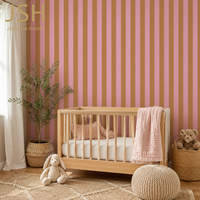 Papier peint en toile PVC mat imperméable à rayures verticales, moderne et personnalisé, à coller soi-même, pour la décoration de la maison