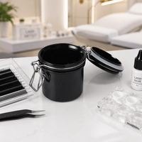 Pot de colle pour extensions de cils de 200 ml, réservoir de stockage de colle pour faux cils