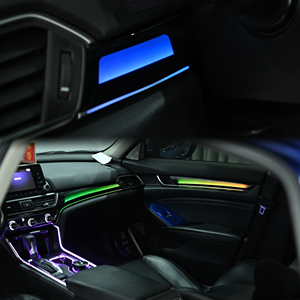 Lumière ambiante <span class=keywords><strong>LED</strong></span> dynamique SJC pour <span class=keywords><strong>voiture</strong></span> <span class=keywords><strong>12V</strong></span>, pour Honda Accord 2018-2022, éclairage d'ambiance intérieur 64 couleurs, lumières <span class=keywords><strong>LED</strong></span> pour <span class=keywords><strong>voiture</strong></span> - Product Image 4