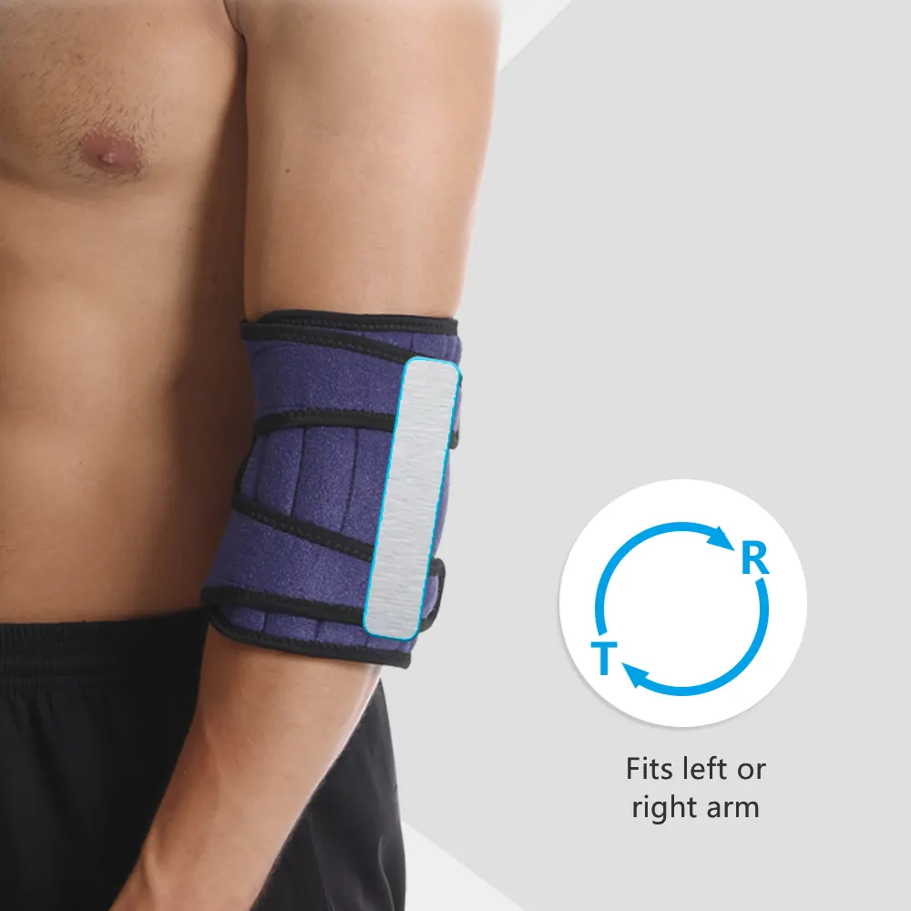 Tenis ve golfçüler dirsek desteği Brace Immobilizer atel erkek ve kadın için tendinit, bursit, Cubital tünel sendromu