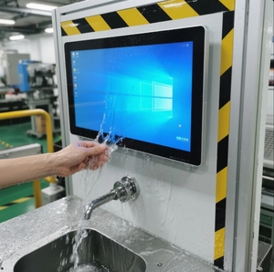 Oem dịch vụ có sẵn 15.6/21.5 inch cảm ứng công nghiệp Màn hình IP65 rộng Temp điện dung TFT hiển thị Android/Linux mở khung - Product Image 1