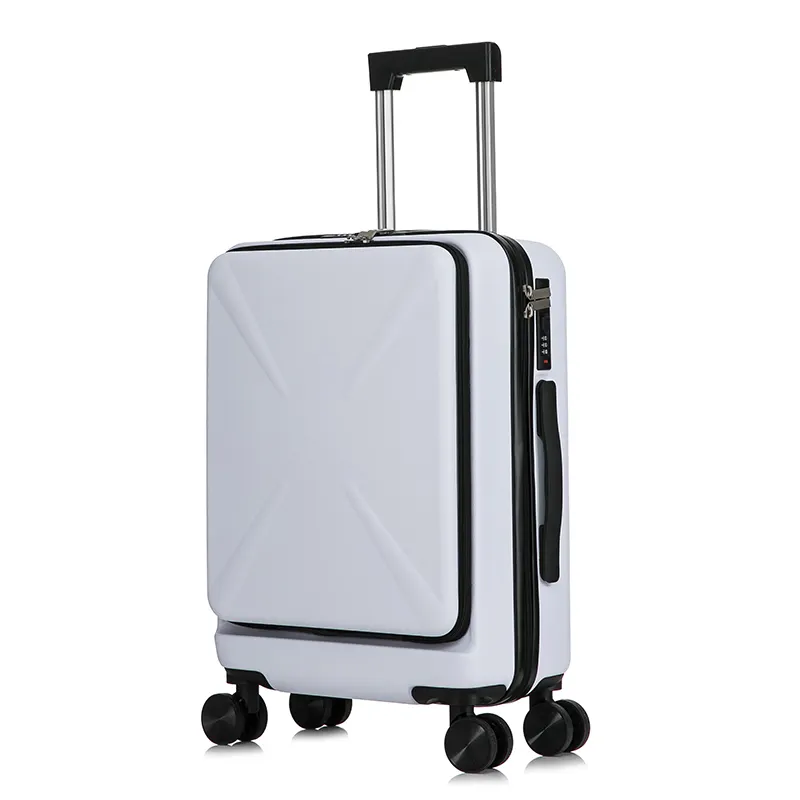 Multi Functional Modern Novelty Logo Print Travel Box Suitcase Trolley Luggage Bag