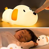Projecteur de Nuit LED Personnalisé OEM, Lampe de Nuit en Silicone pour Enfants, Décoration de Chambre à Coucher