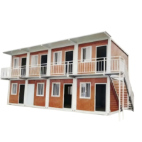 Unité d'habitation annexe avec maison conteneur ADU et conception de conteneur à masse thermique pour un espace de vie familial moderne et durable