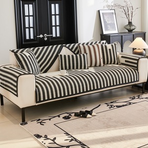 Venta al por mayor nórdico simple Chenille cuatro estaciones Universal sofá cojín fila recta 3 asientos sofá antideslizante sofá cubierta manta <span class=keywords><strong>de</strong></span> tela - Product Image 1